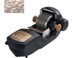 Elektrische Broodrooster - Koffiebonen Rooster - Thuis Gebruik - Nauwkeurige Temperatuurregeling - 225g Capaciteit - Zwart