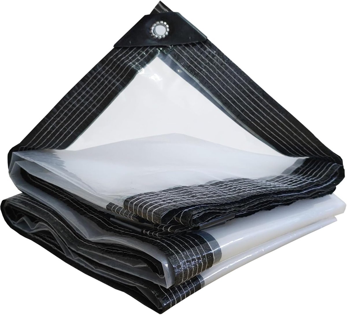 Transparant Zeildoek - Waterdicht Dekzeil - Bescherming Buiten - Hoge Lichtdoorlatendheid - 3.5 x 4 meter - Transparant