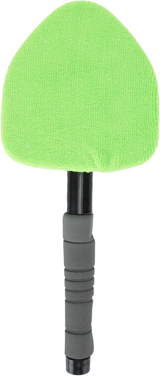 Ruitenreiniger - Auto Glasreiniger - Streeploos Reinigen - Draaibare Kop - 28 cm - Groen
