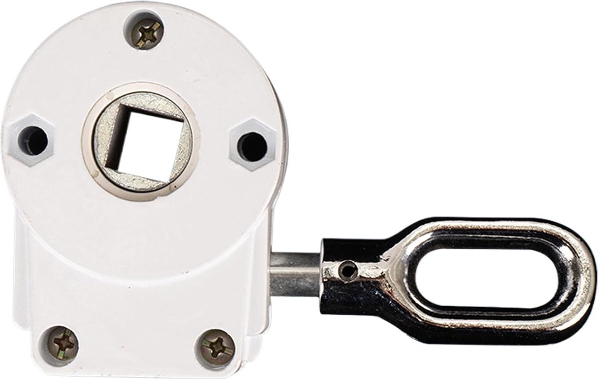 Luifel Onderdeel - Zonnescherm Zwengel - Luifel Bediening - Duurzaam Wormmechanisme - 14 cm Lengte - Zilverkleurig