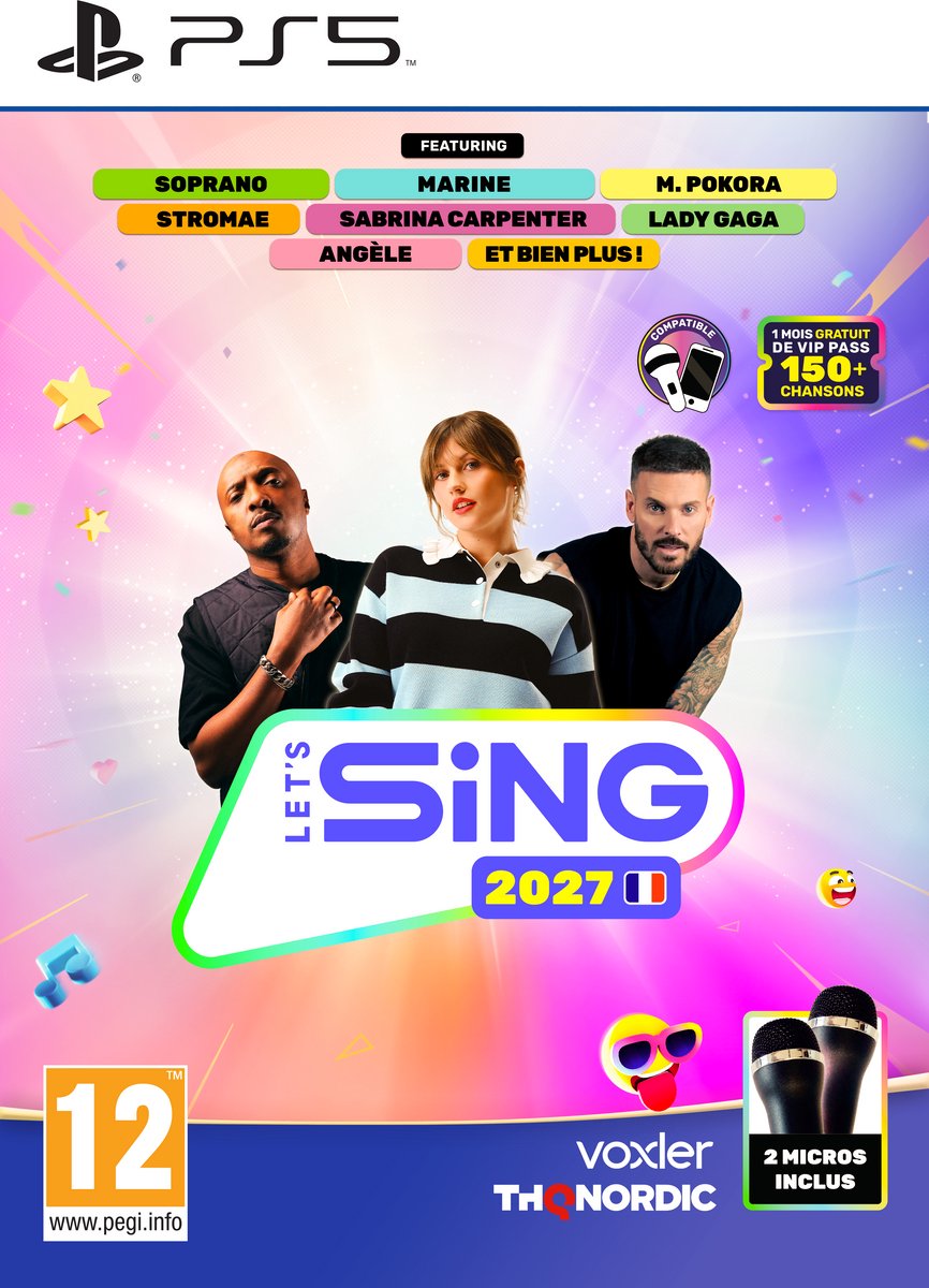 Let's Sing 2027 - 2 Mic Bundle - Frans - PS5