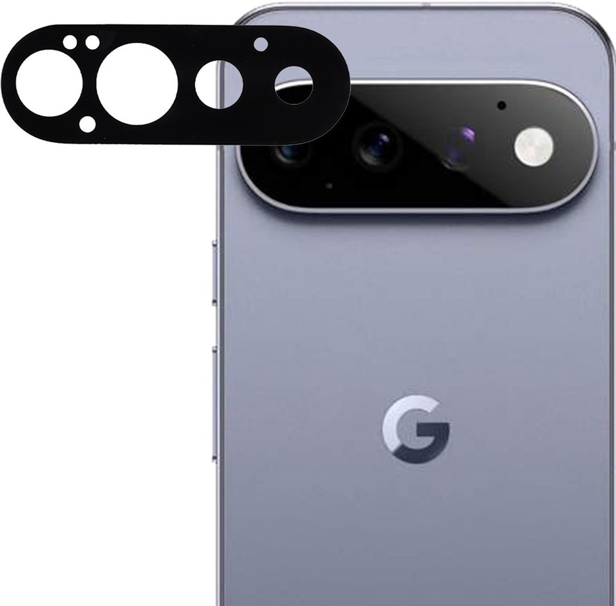 Coverup Camera Lens Protector - Geschikt voor Google Pixel 11 Pro Camera Lens Protector - Coverup 9H Tempered Glass - Zwart