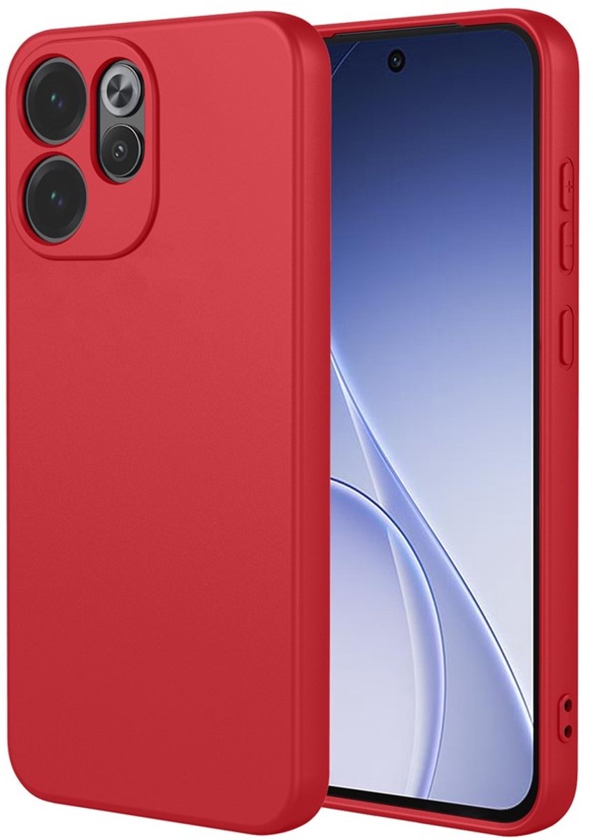 Coverup Hoesje - Geschikt voor OPPO Reno15 F Hoesje - Coverup Colour TPU Back Cover - Rood