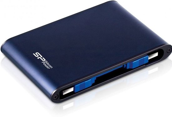 SILICON POWER Armor A80 - Vaste schijf 2 TB - extern (draagbaar) - 2.5" - USB 3.0 - blauw van Silicon Power — afbeelding 3