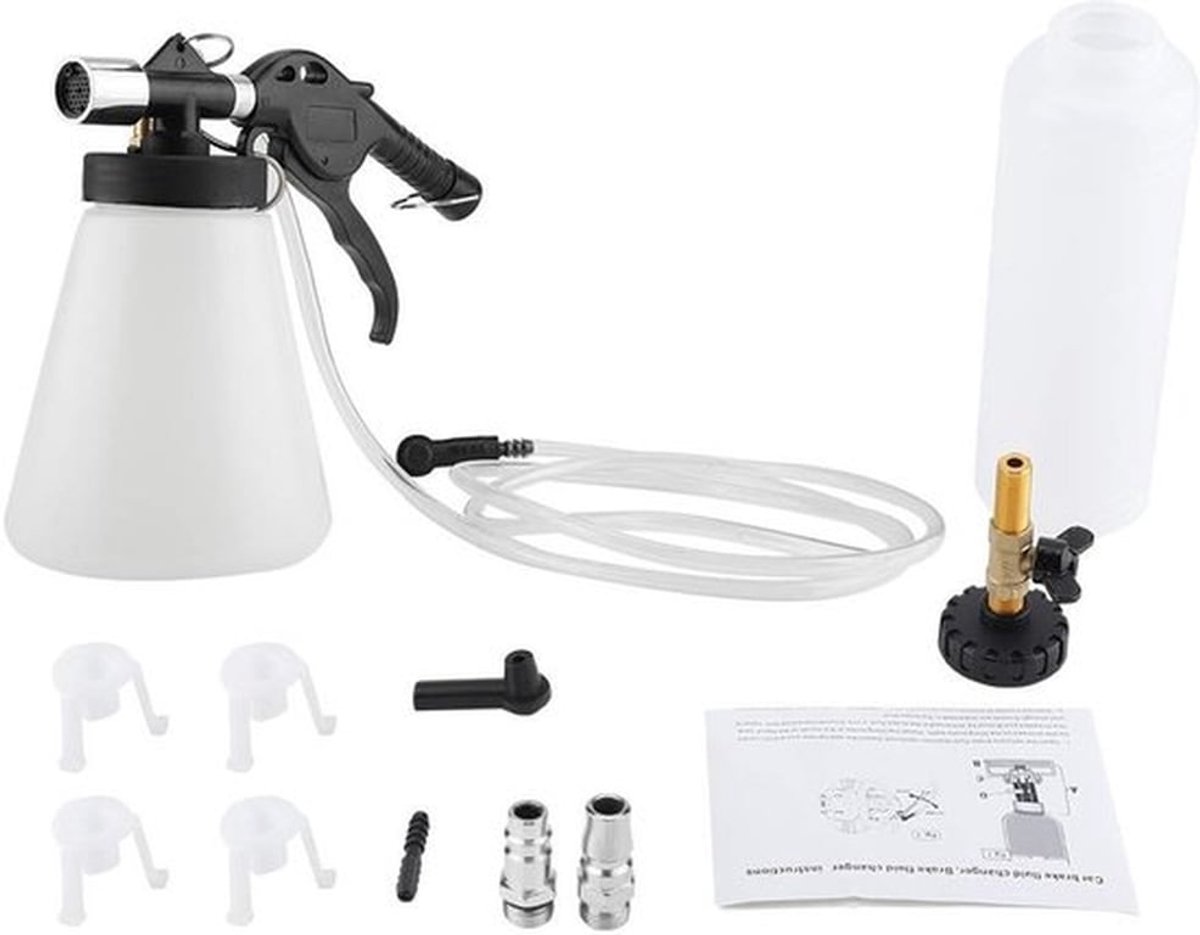 Remolieverversingsset Hoogwaardig Kunststof - Remontluchter - Pneumatische Garage Tool - Werkdruk 90-120 PSI - Luchtverbruik 180 l/min - Onderdruk 60%