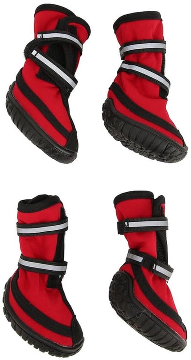 Hondenwandelschoenen Antislip - Reflecterende Hondenschoenen - Waterdichte Pootbeschermer - Ademend - Zacht Interieur - Voor Outdoor-Activiteiten