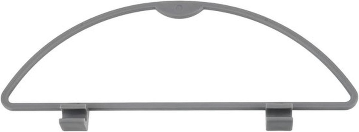 - Vuilnisbak D-ring Vervanging - Caravan accessoire - Grijs - vuilnisbakken - 38mmx10mm - Oude Stijl Compatibel - Grijs plastic - 1x Vuilnisbak Hanger voor Caravans, Campers en Boten