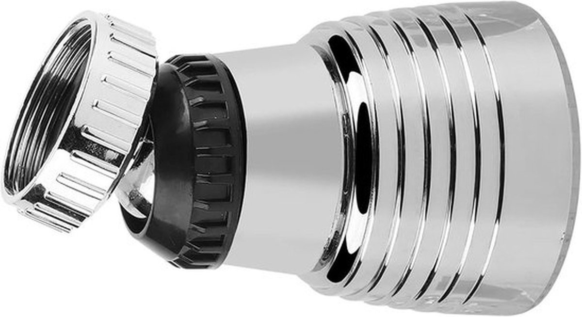 Aanrecht Kraan Sproeikop - Led Verlichte - 360 ° Draaibare - 3 Kleuren Temperatuur Gecontroleerde Led Licht - Sink Beluchter - Sproeier - Geschikt voor Keukenkranen - Chroom