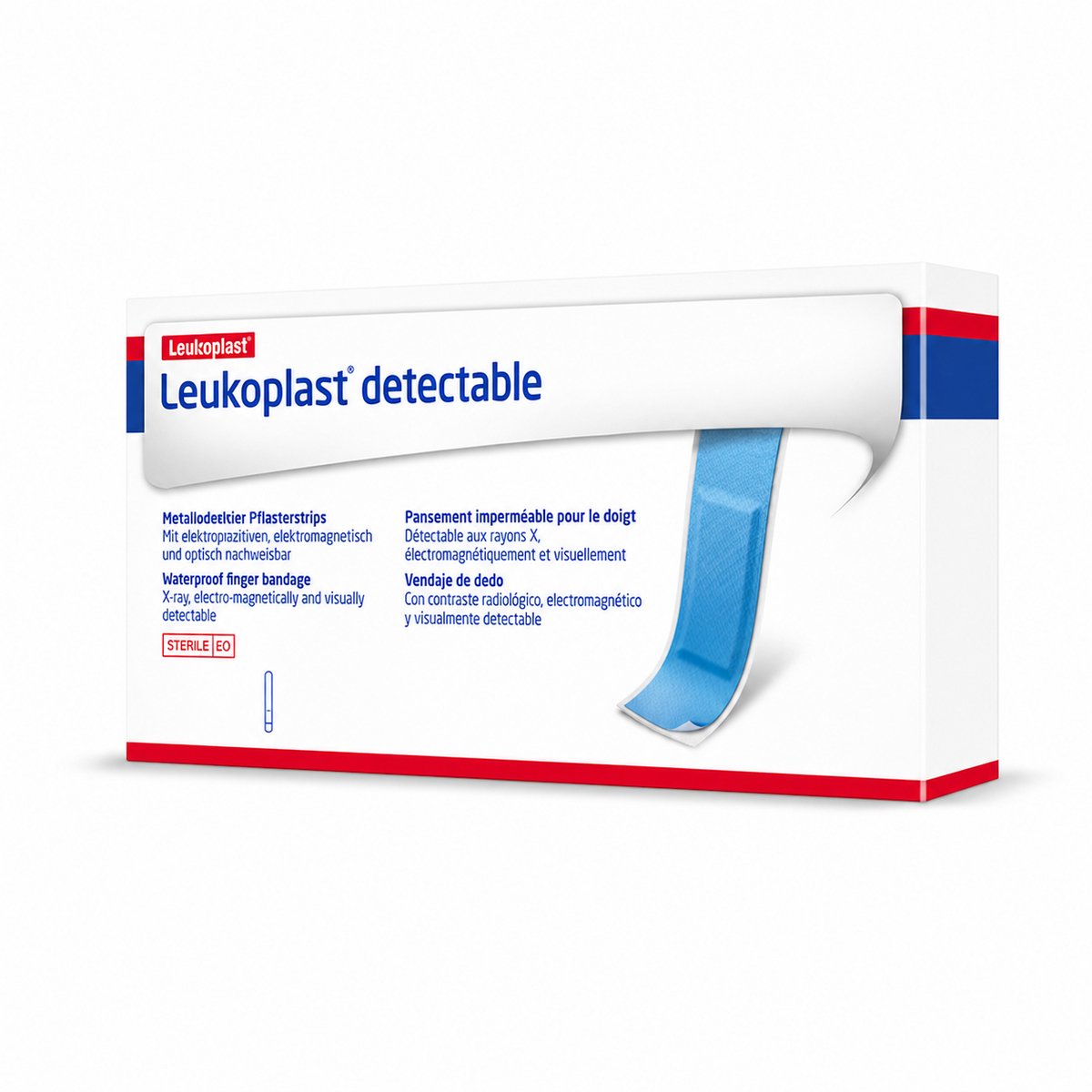 Leukoplast detecteerbare pleisters 1,9 x 12 cm 50 stuks