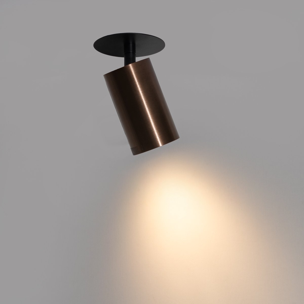 Qazqa inbouwspot, inbouwlamp - Chels - brons , 5.6cm, rond, binnenverlichting, in set van 6.