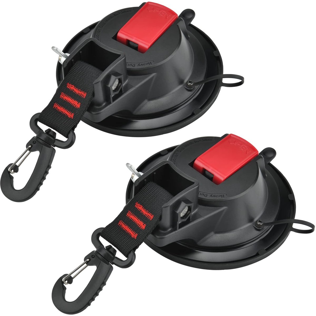 Solidchoice - Set van 2 Sterke Zuignap Haken voor Multifunctioneel Gebruik