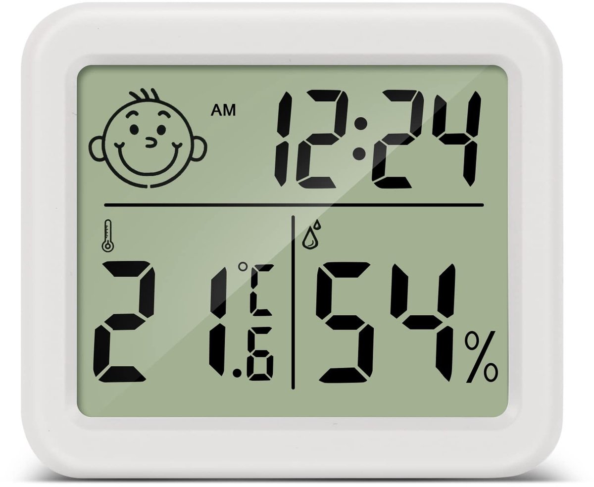 Solidchoice - Digitale Thermometer en Hygrometer voor Binnengebruik
