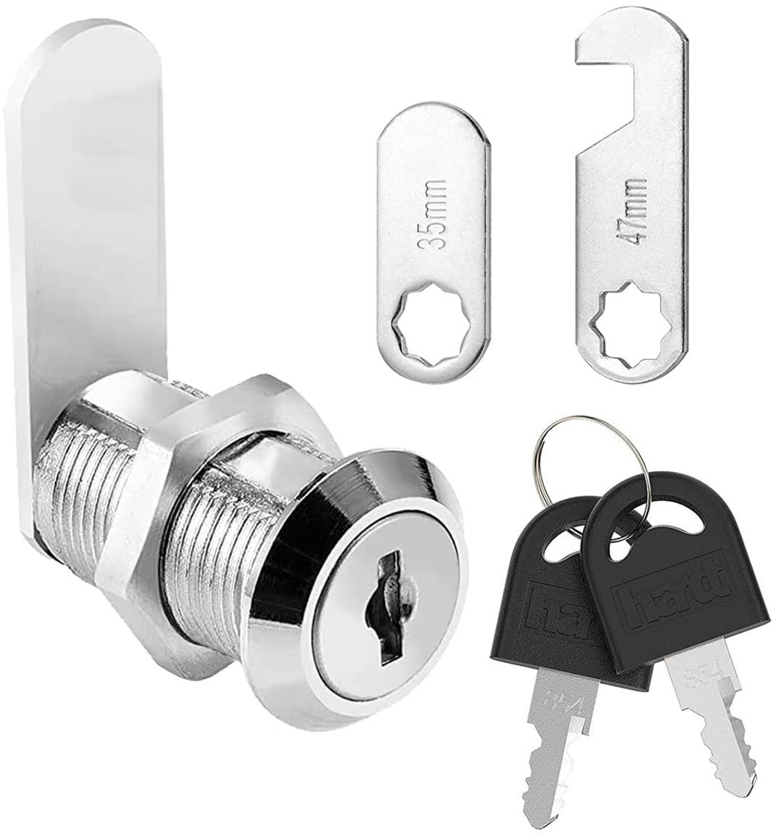 Solidchoice - 20mm Beveiligingsslot voor Postbussen en Kasten met Sleutels