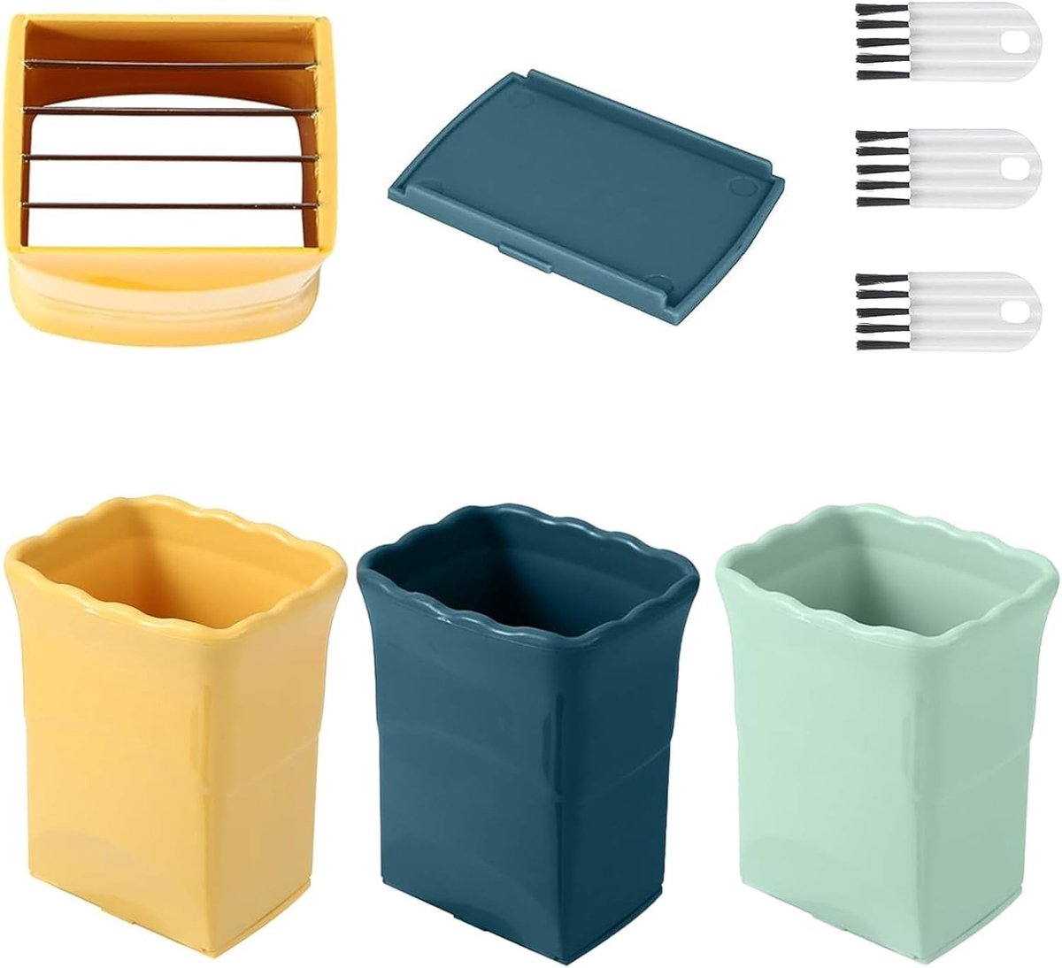 Solidchoice - Multifunctionele Fruit Slicer met Reinigingsborstels