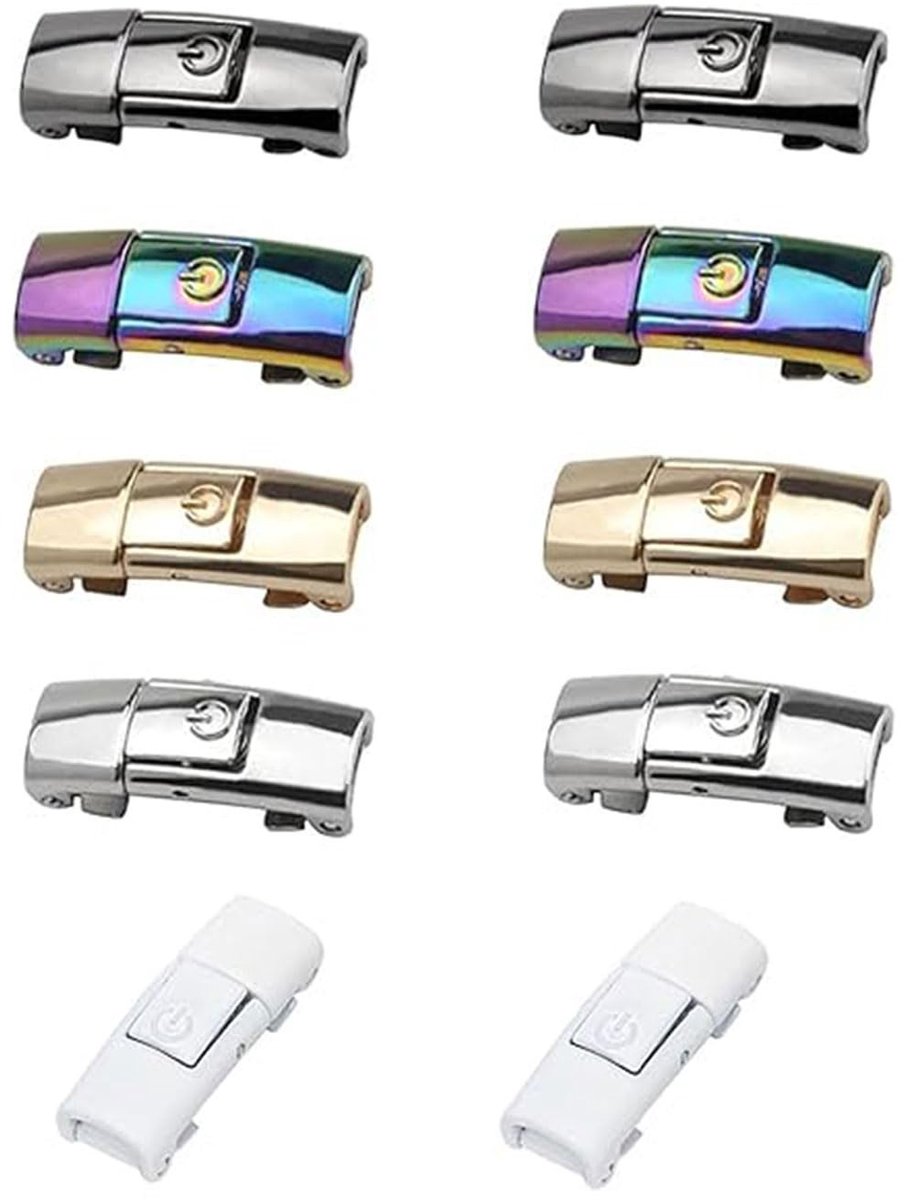 Solidchoice - Set van 10 Geen-Veters Schoenveters met Snelsluiting
