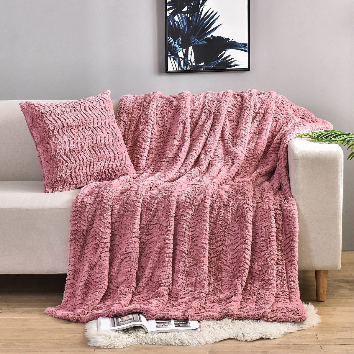 Solidchoice - Luxe Dubbelzijdige Faux Fur Dekentje