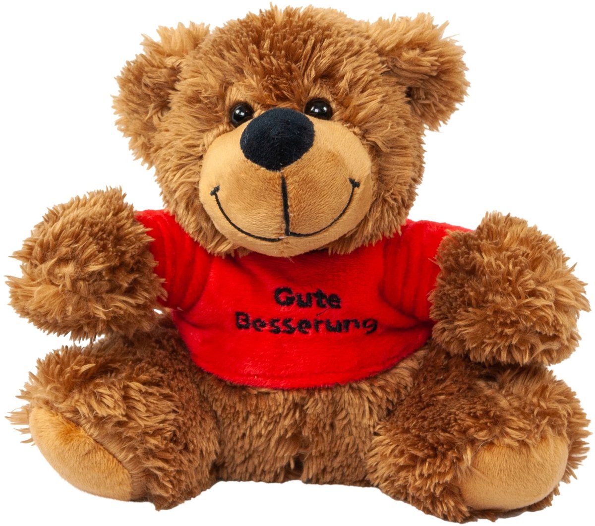 Solidchoice - Teddybeer met Rode Shirt 16 cm