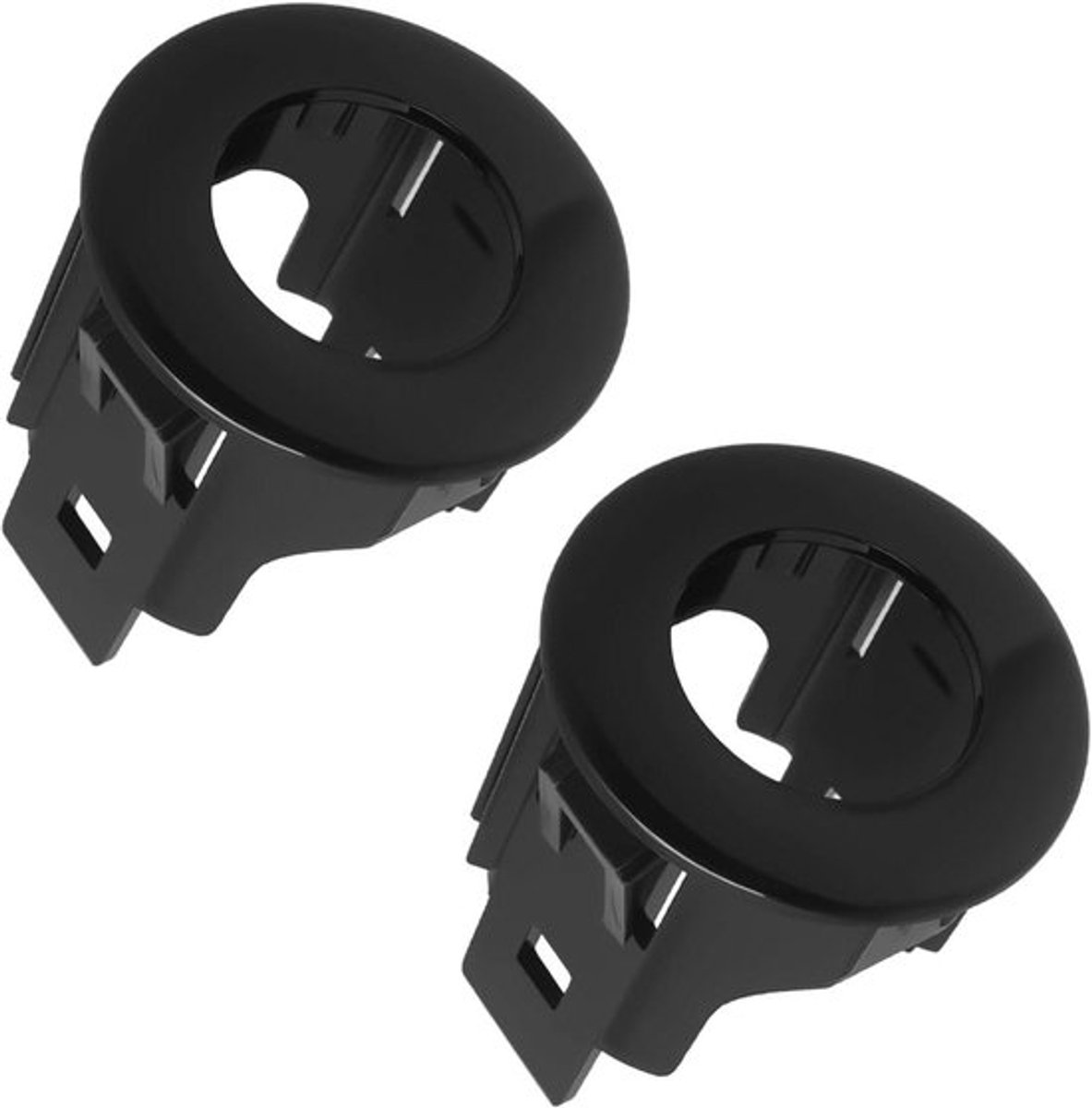 Parkeersensor Beugel Houder Vervangend Onderdeel - Parkeersensor - Bevestiging - Zwart - X Trail T32 - 2 stuks