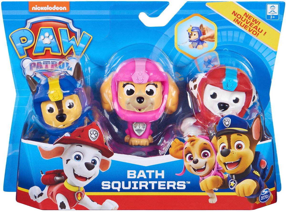 Solidchoice - PAW Patrol Bad Speelgoed met Water Sprayers