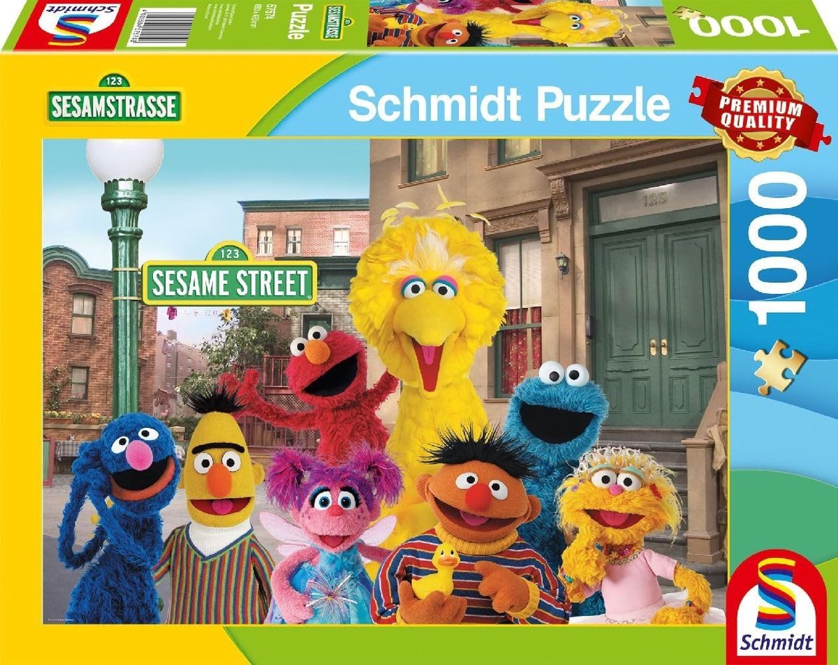 Solidchoice - Sesame Street Puzzel van 1000 Stukjes