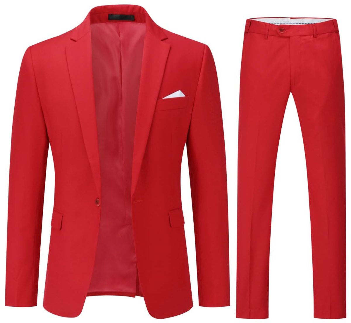 Solidchoice - Heren 2-Piece Slim Fit Pak voor Formele Gelegenheden