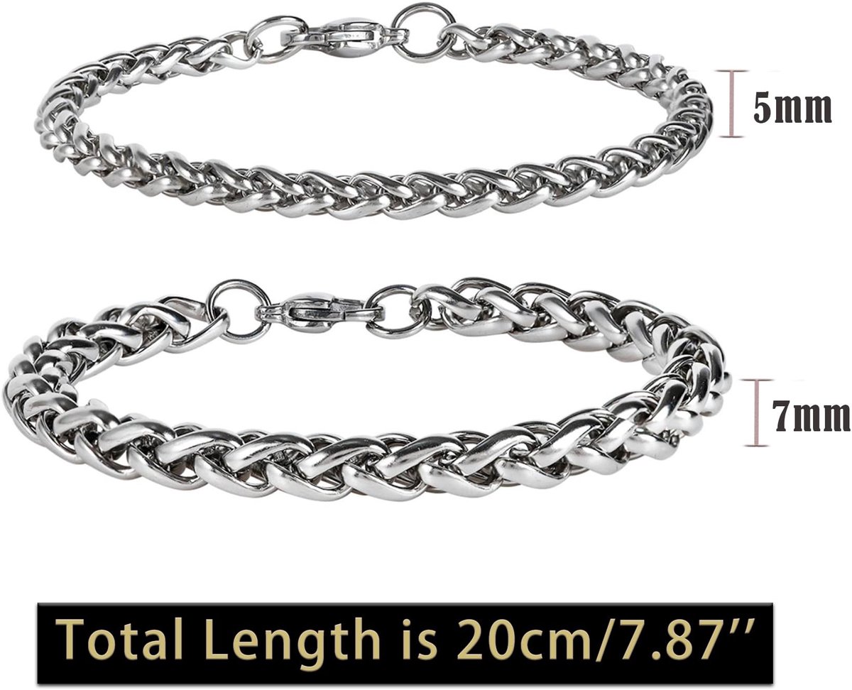 Solidchoice - Koppelsieraden Set van RVS