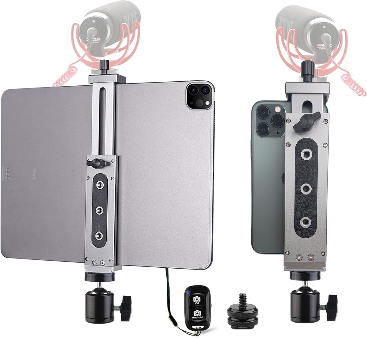 Solidchoice - Verstelbare Aluminium iPad Statiefhouder