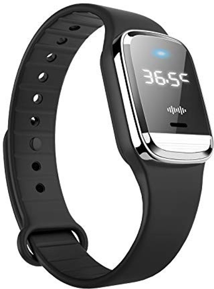 Solidchoice - Muggennetarmband met Temperatuurweergave en Ultrasoon Technologie