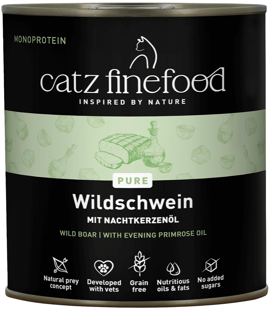Solidchoice - Wild Boar Monoprotein Kattenvoer Wet voor Gevoelige Katten 6 x 800 g