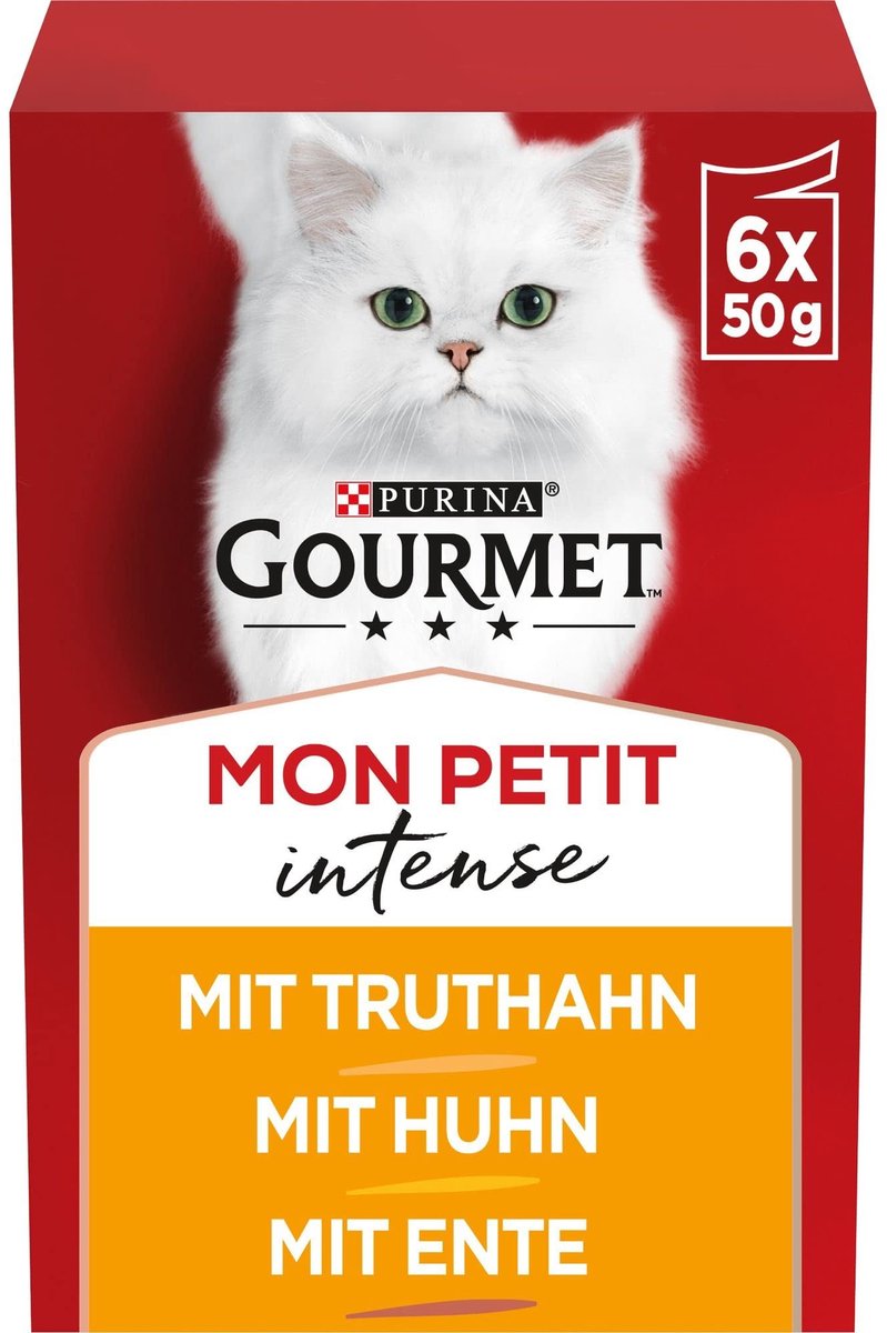 Solidchoice - Nat Kattenvoer met Eend, Kip en Kalkoen - 6x50g
