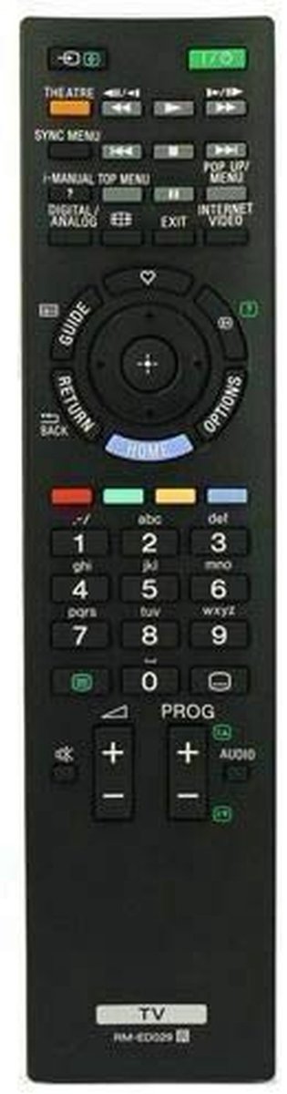 Solidchoice - Vervangende Afstandsbediening voor Sony Televisie
