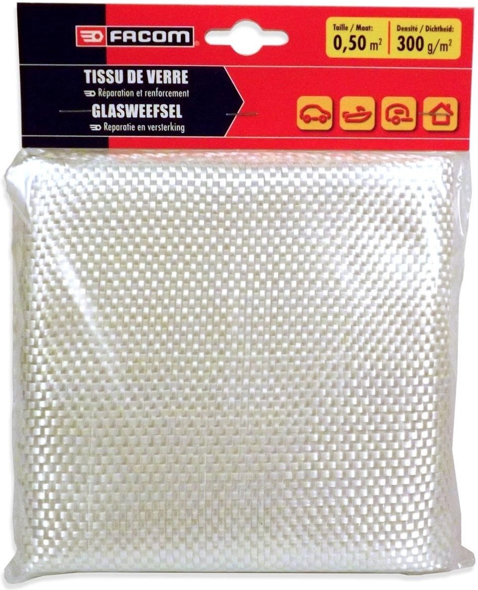 Solidchoice - Glasvezeldoek 0,5 m² voor Reparatie en Versteviging