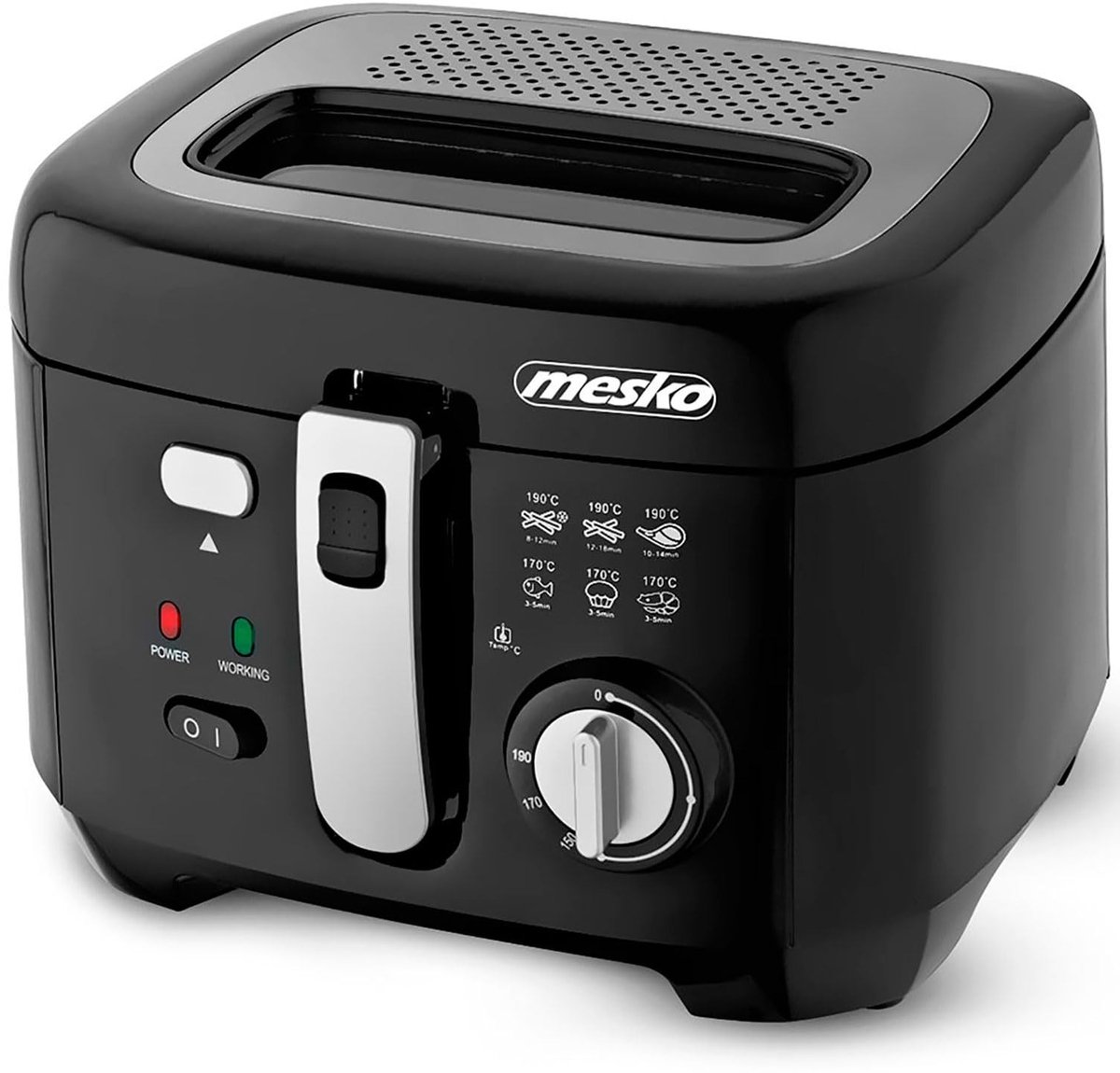 Solidchoice - Elektrische Frituurpan met 2.5 L Capaciteit en Temperatuurregeling