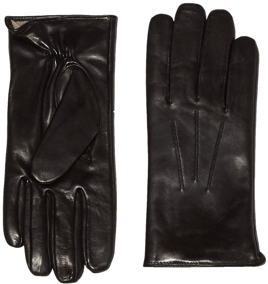 Solidchoice - Klassieke Wollen Handschoenen voor Heren, Zwart