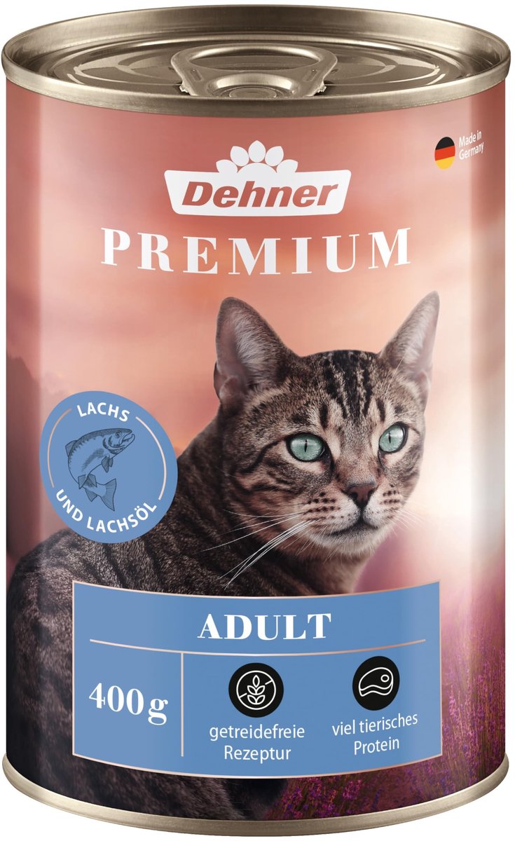 Solidchoice - Premium Kattenvoer met Zalm (6 x 400 g)