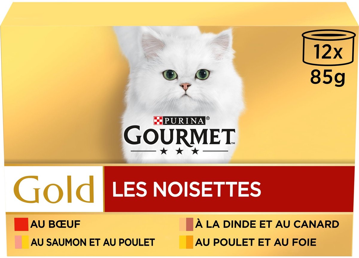 Solidchoice - Gourmet Kattenvoer Assortiment in Saus, 12 x 85g