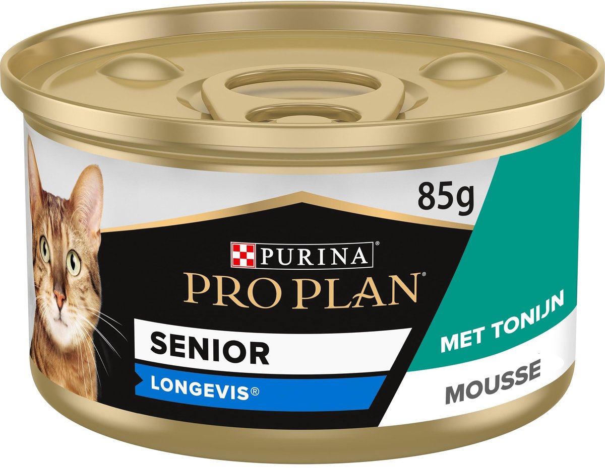 Solidchoice - Natvoer voor Senioren Katten met Tonijn - (24 x 85 g)