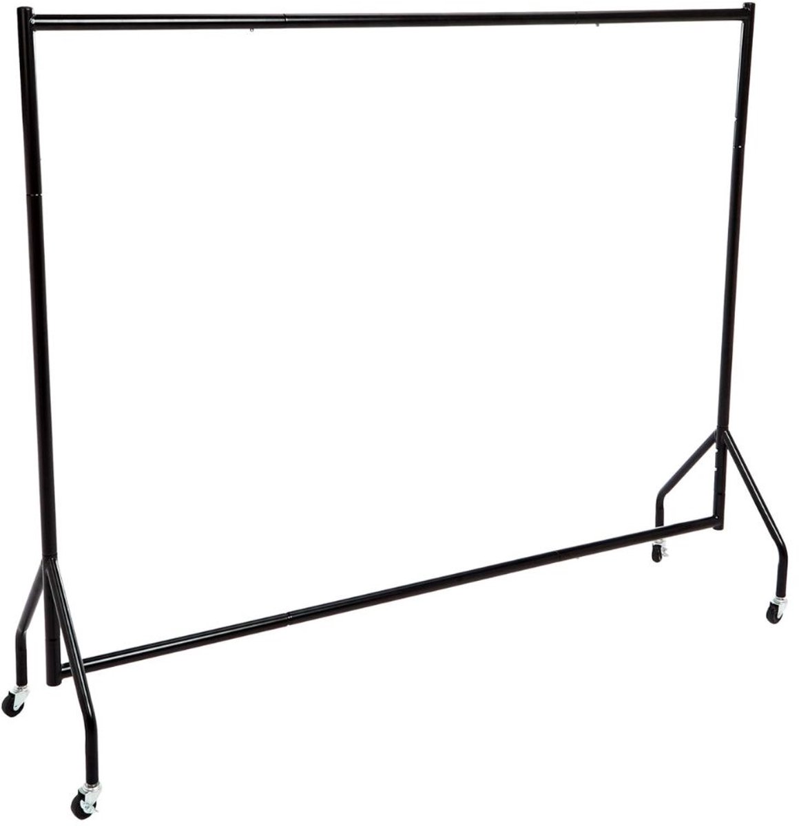LNMsolutions® Kledingrek - Kledinghangers - Garderoberek - Zwart - 182cm x 50cm x 154cm