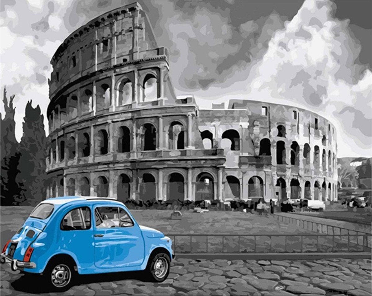 Solidchoice - DIY Schilderen op Nummer Colosseum 16x20 inch
