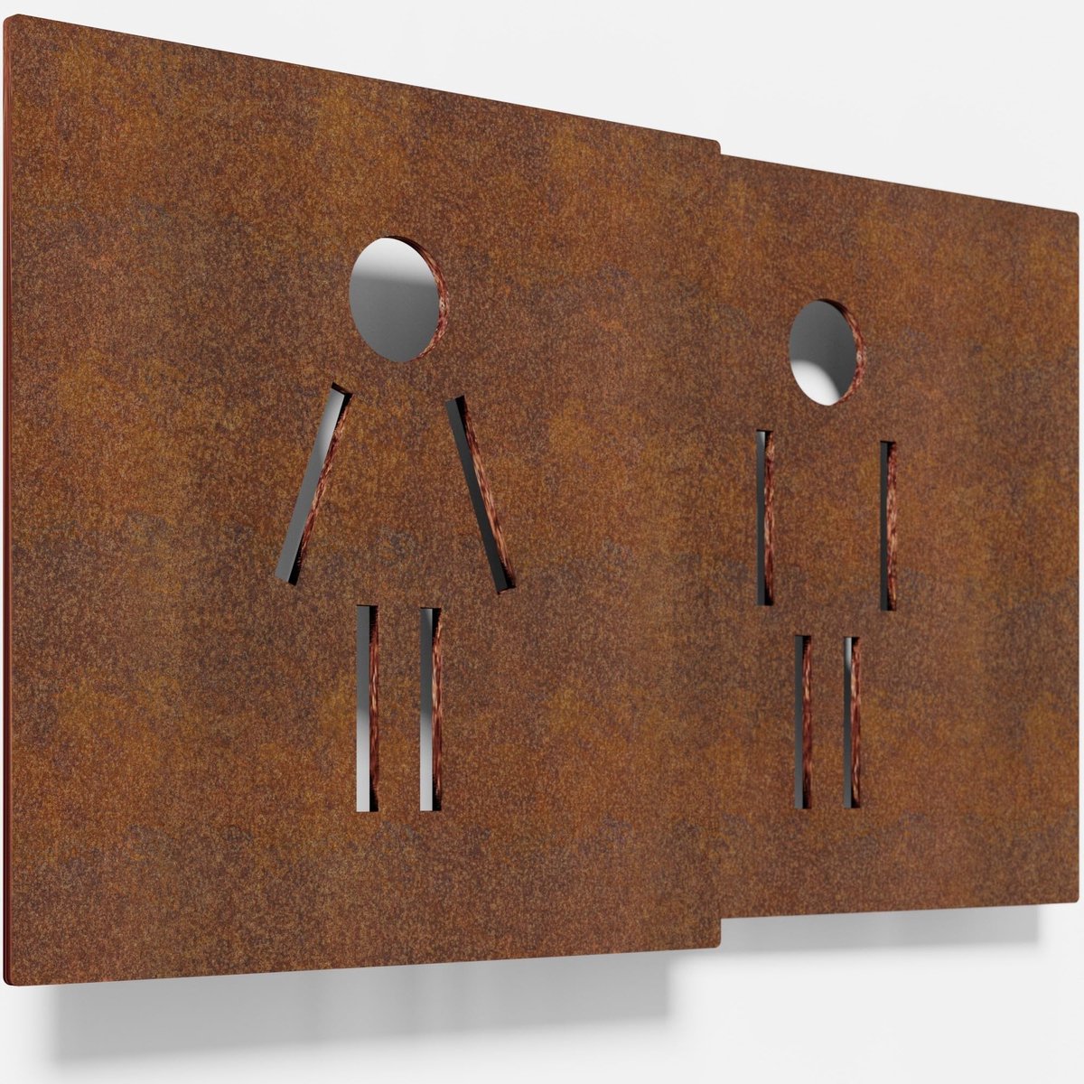 Solidchoice - Retro Toiletbord Zelfklevend T.05.R