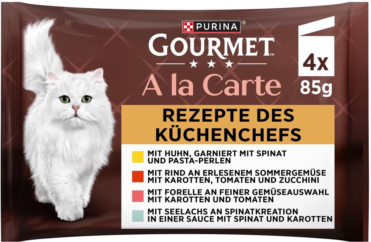 Solidchoice - A la Carte Natvoer voor Katten met Kip, Rundvlees, Forel en Pollock