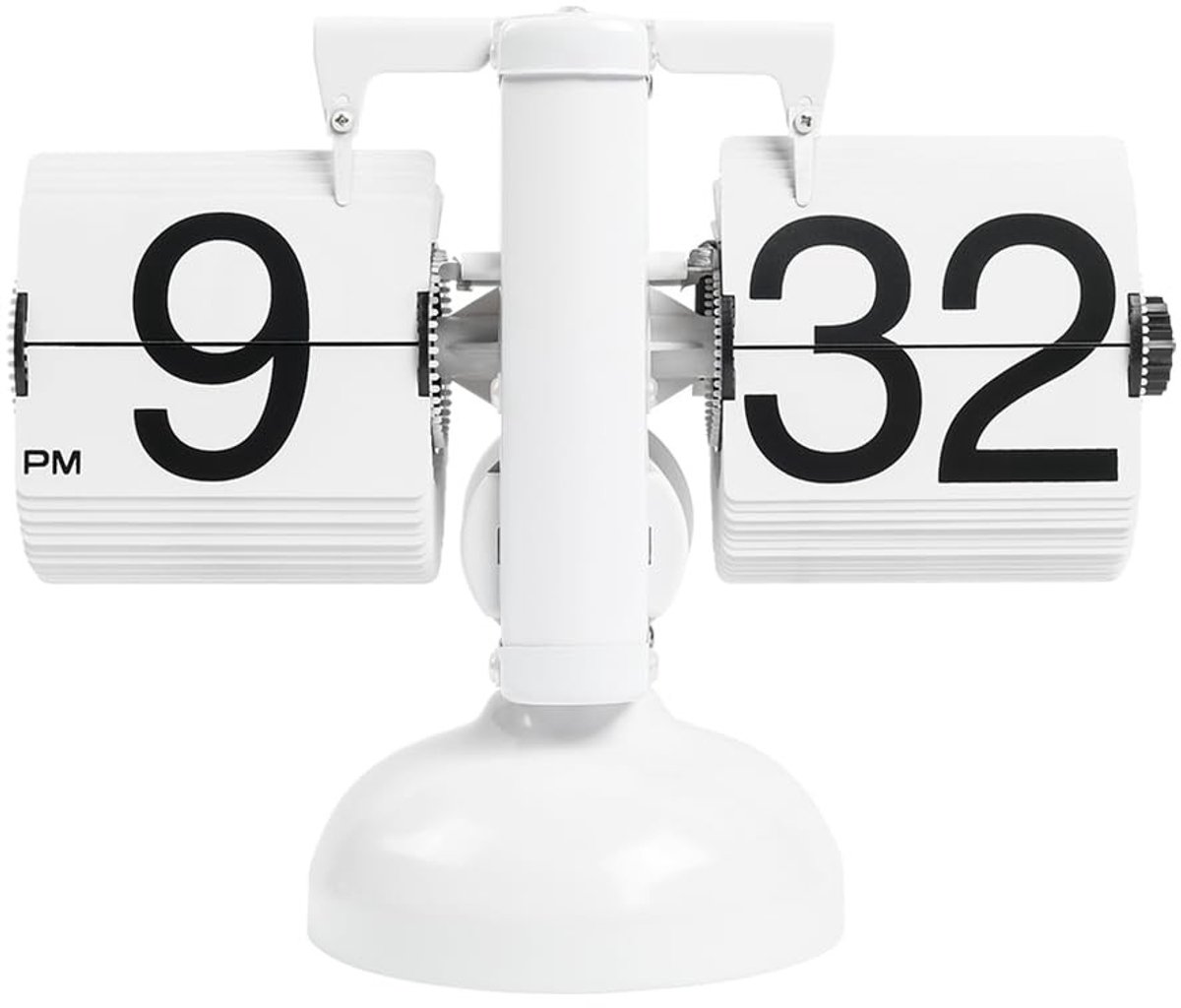 Solidchoice - Retro Flip Desk Clock met Grote Cijfers en Batterijbediening