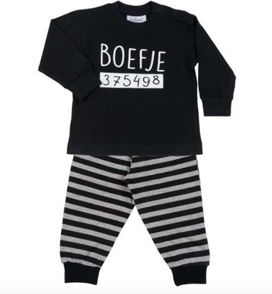 Fun2wear Boefje Pyjama - Zwart - Maat 116