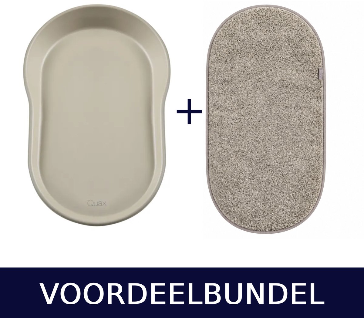 Quax Mamee Aankleedkussen Tijm + Badstof Inlegkussen Tijm – 2-delige Set