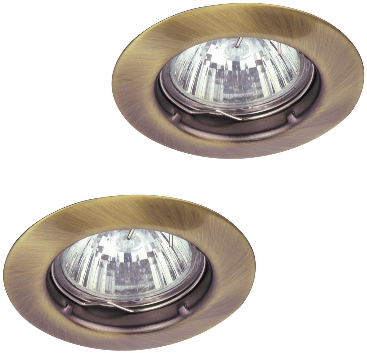 Rabalux - Plafondspot - inbouwarmatuur - IP20, bruin, GU5.3, 12V, Spot Relight - 2 stuks
