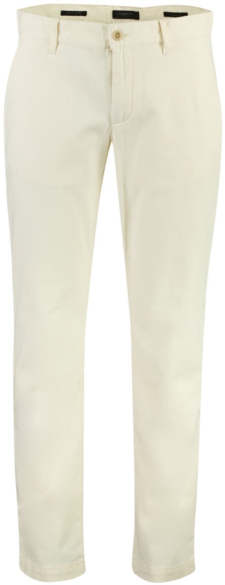 Alberto katoenen broek creme