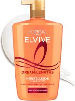 L'Oréal Paris Elvive Dream Lengths Shampoo - Voor lang, beschadigd haar - Herstellende shampoo - 1L