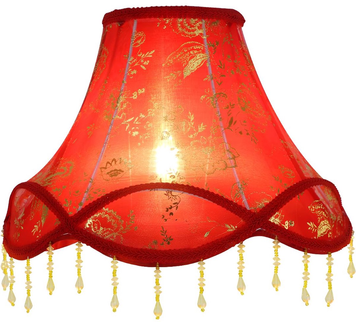 VALI® Lampenkap voor Staande Lamp - Lampenkappen - Lampenkap - Rood - 30cm x 23cm x 12cm
