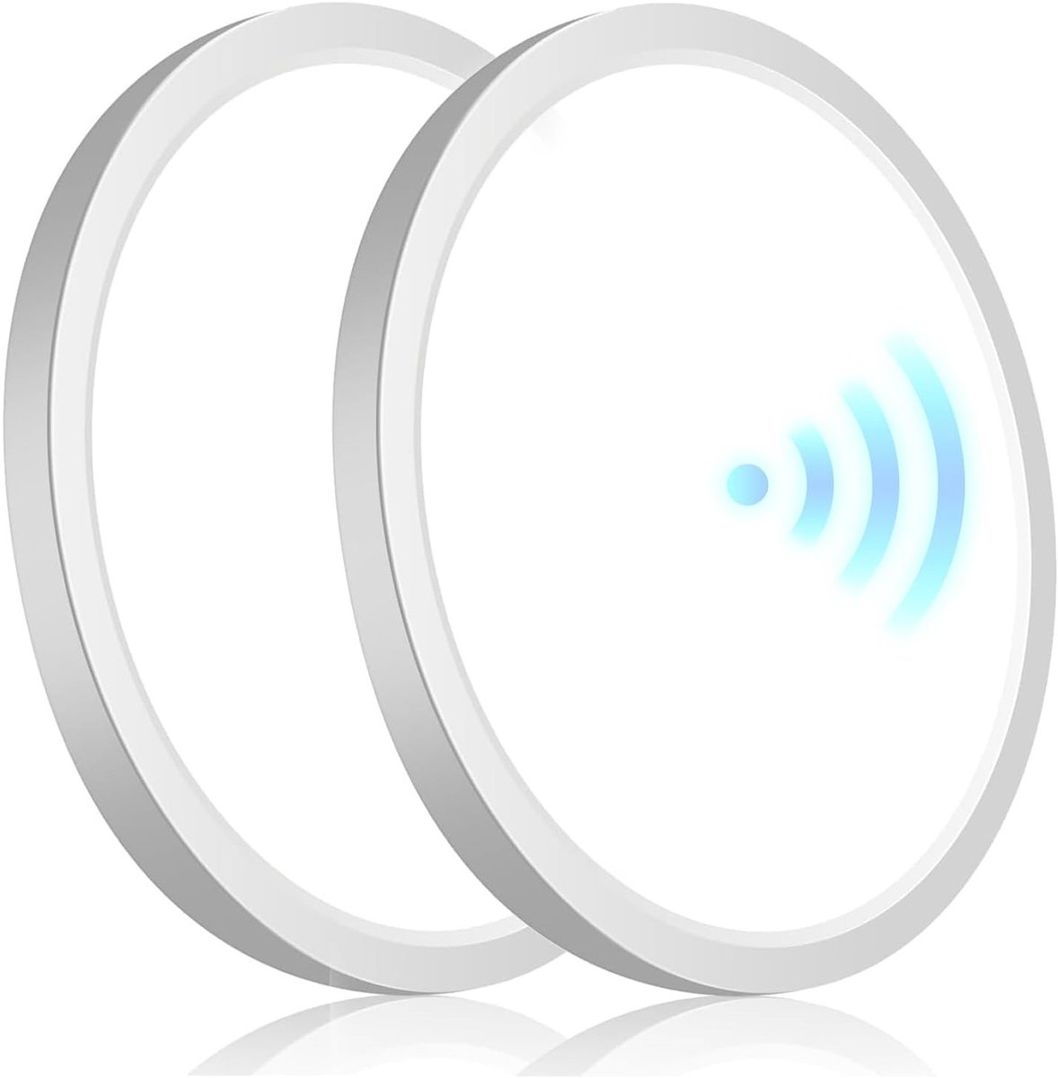 Oraymin Set van 2 LED Sensor Plafondlampen – 24W – 4000K – Ø30 cm – Radar Bewegingsmelder – Hal, Gang, Trap