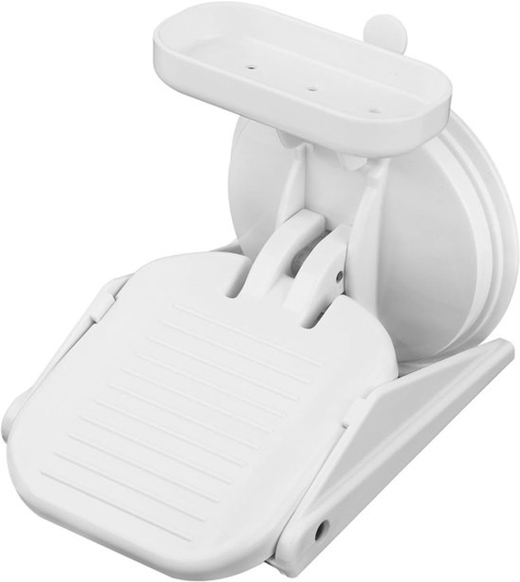 Verstelbare en Opvouwbare Voetsteun voor Douche, Antislip Scheerkruk voor Gemakkelijk Scheren van Benen, Zonder Boren en Met Zuignappen